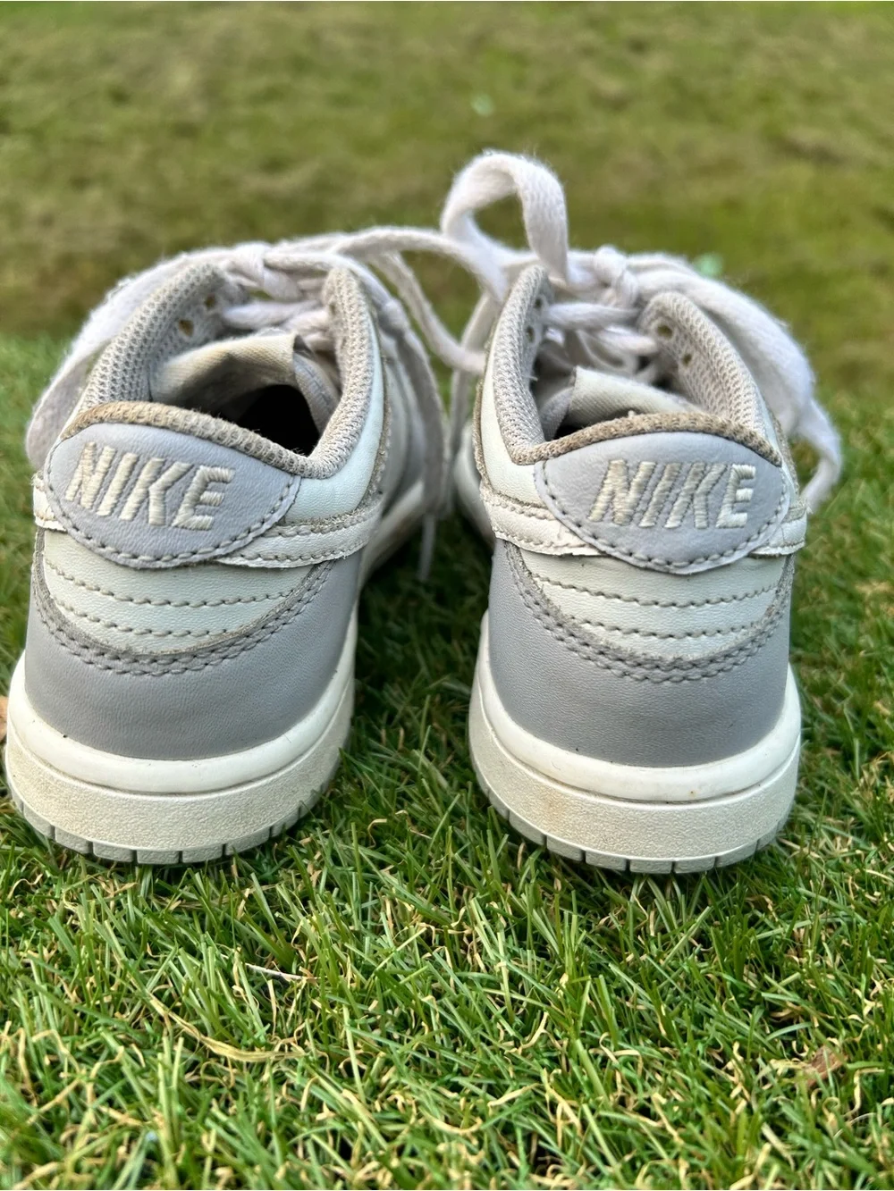 Nike Dunk Low PS Wolf Grey White DH9756-001 Kids Size 11 1/2 C,Sneakers